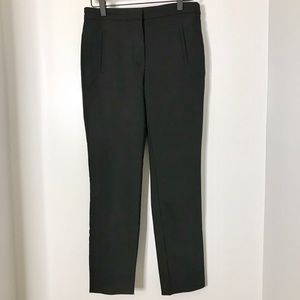 Zara Basics Black Trousers w/ Detail in the back S